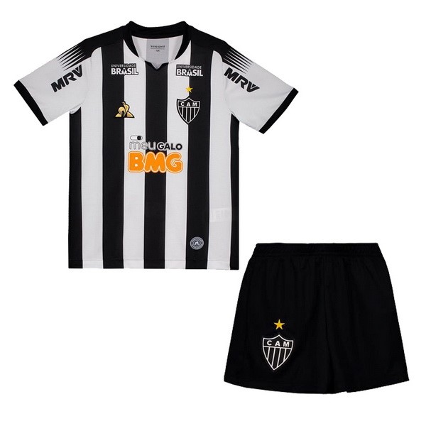 Trikot Atlético Mineiro Heim Kinder 2019-20 Schwarz Fussballtrikots Günstig